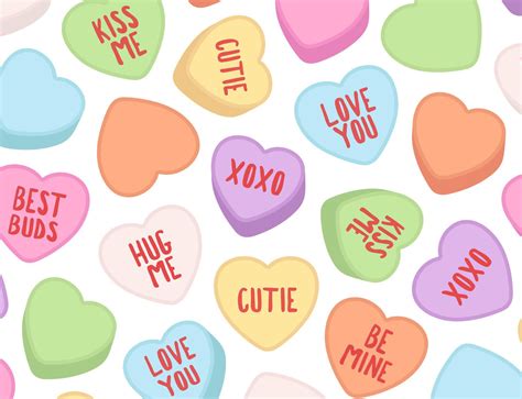 candy heart cartoon